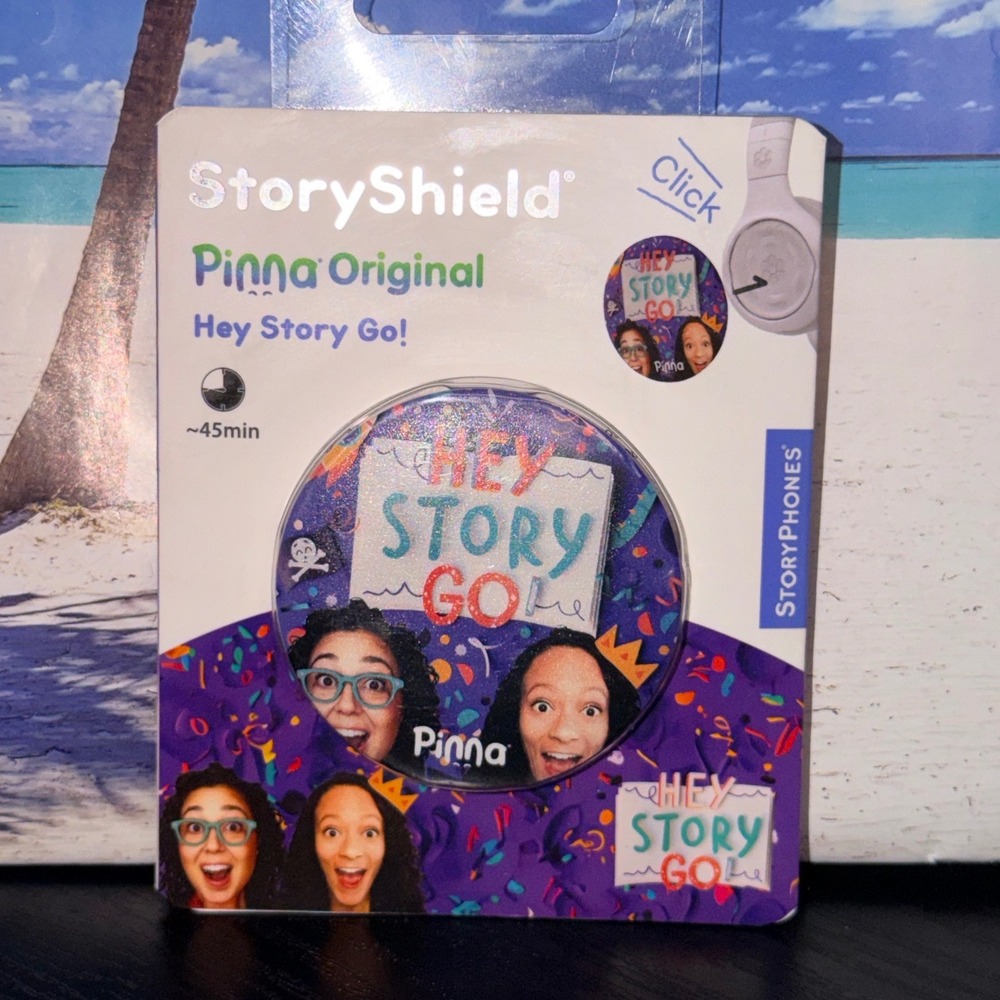 StoryPhones StoryShield Pinna Original Hey Story Go! Audio Disc for Kids NEW